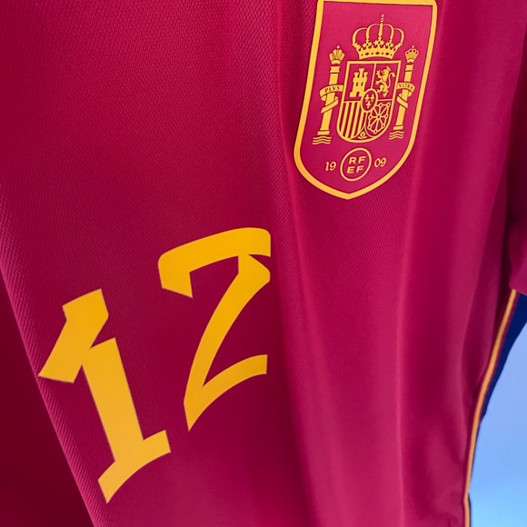 Adidas Spain National Team Home Soccer Jersey. #12 Nico Williams. Size XL. - Picture 11 of 13